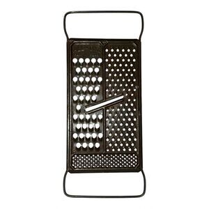 Foley Vintage Stainless Flat Grater Zester Shredder Slicer All in One USA EUC